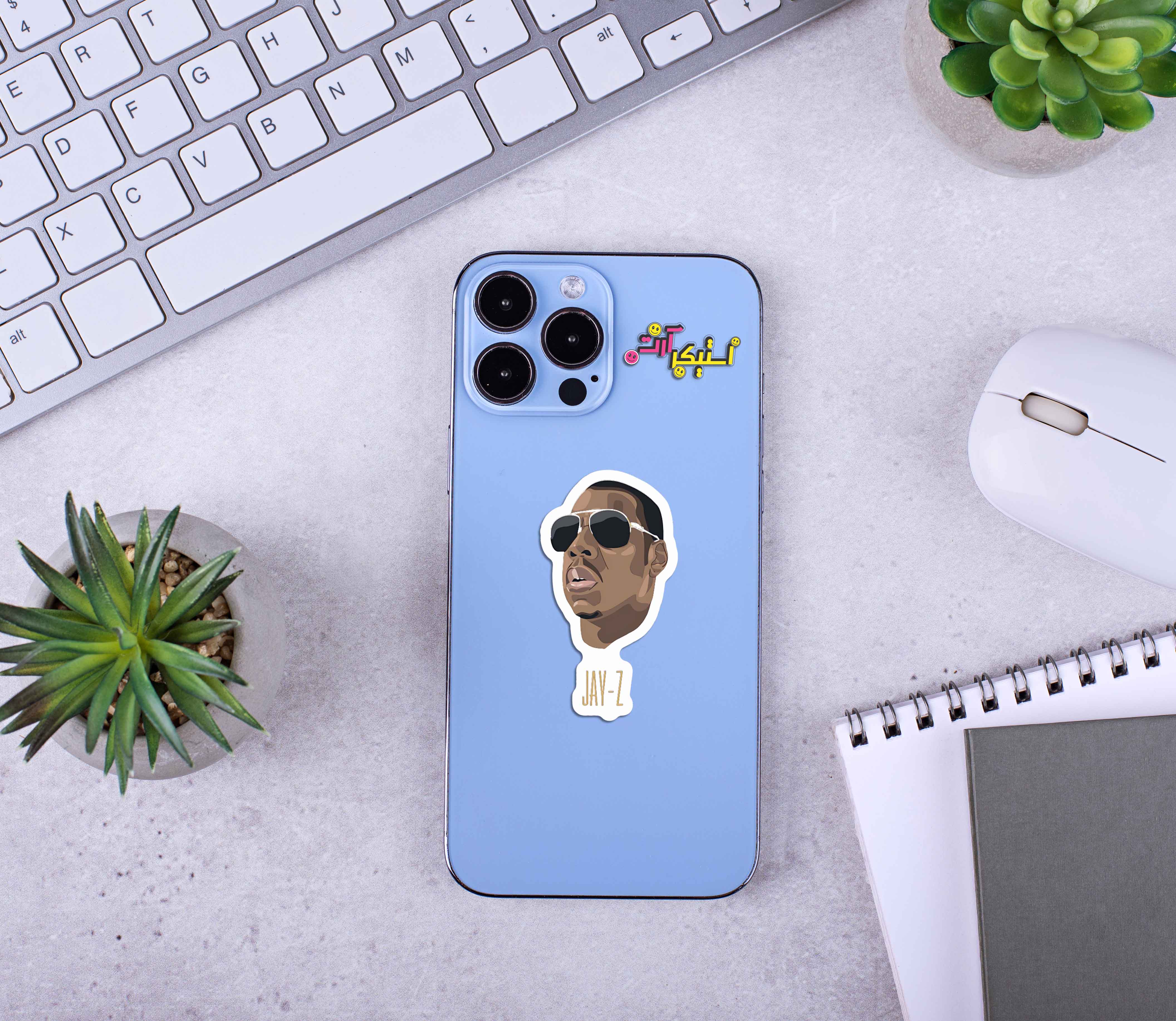 استیکر تکی Jay Z پرتره گرافیکی